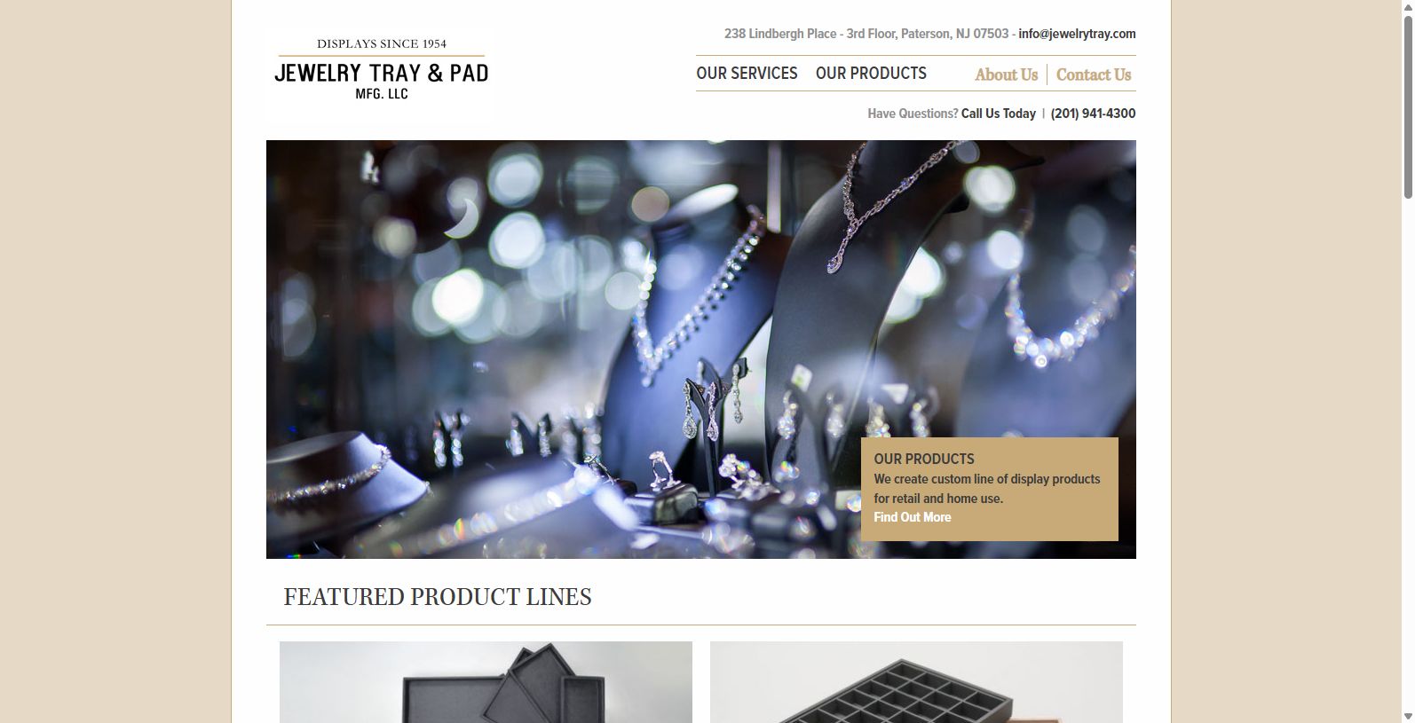 Jewelry Tray & Pad Company: Leaders in Custom Display Solutions