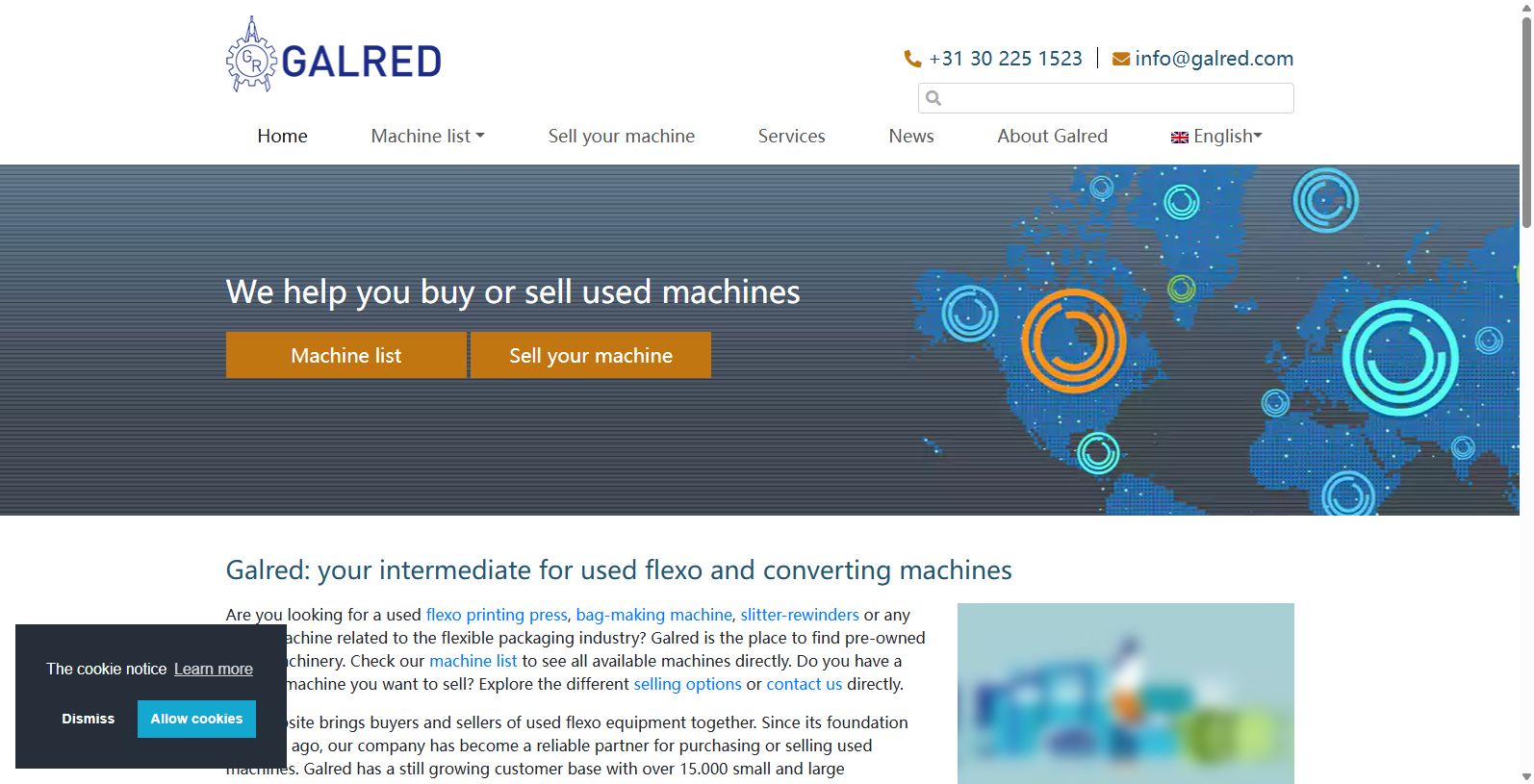 Galred: Your Trusted Partner for Used Flexo and Converting Machines