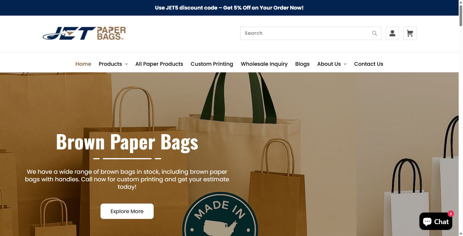 JET Paper Bags: Leading Paper Bag Suppliers USA JET Paper Bags: Leading Paper Bag Suppliers USA