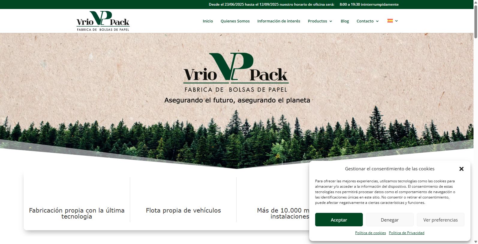 VrioPack S.L.: Leaders in Sustainable Paper Bags Manufacturing
