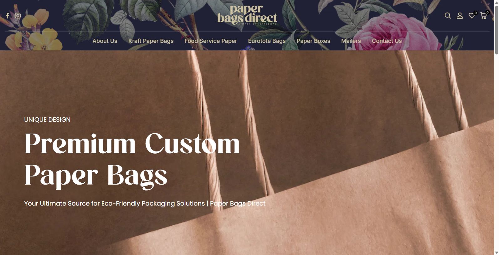Paper Bags Direct: Your Source for Custom Paper Bag Solutions
