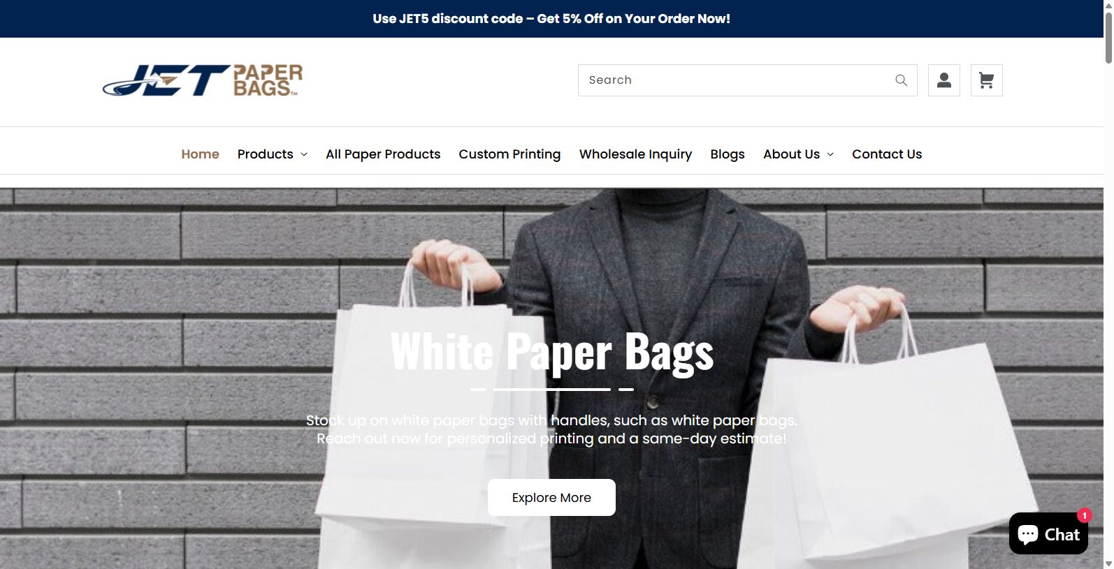 JET Paper Bags: Premium Paper Bag Manufacturers