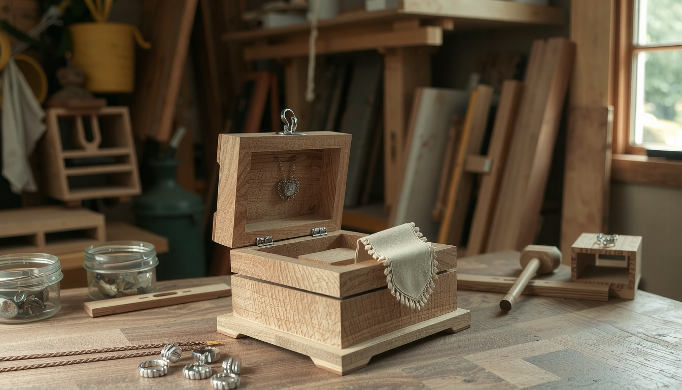 how to make a jewelry box out of wood