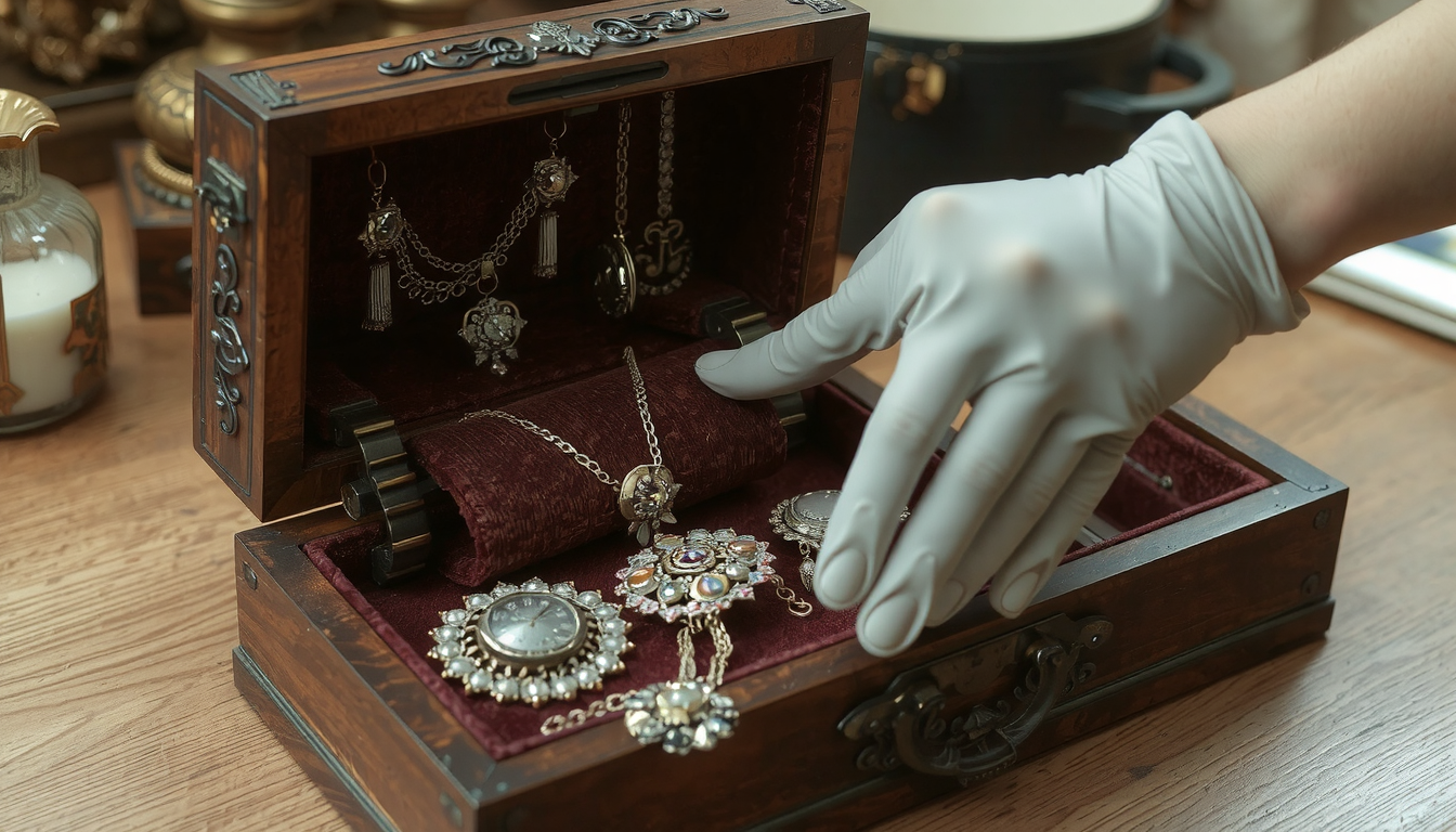 How to Clean an Antique Jewelry Box by Material: A Detailed Breakdown