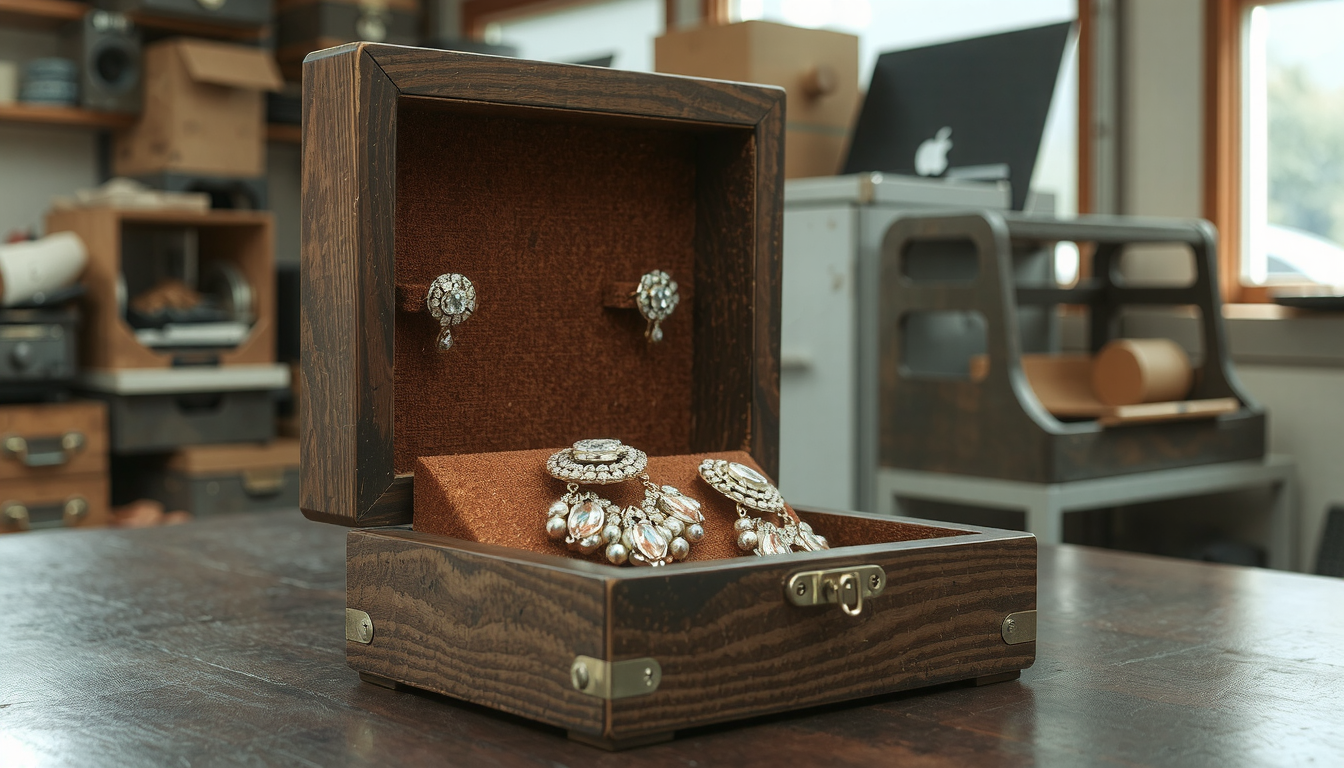 jewelry box wood design