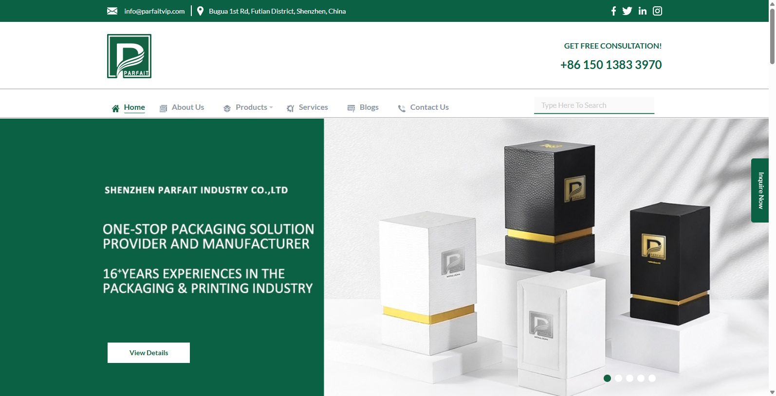 Parfait Industry Co., Ltd - Leading China Paper Bag Suppliers Parfait Industry Co., Ltd - Leading China Paper Bag Suppliers