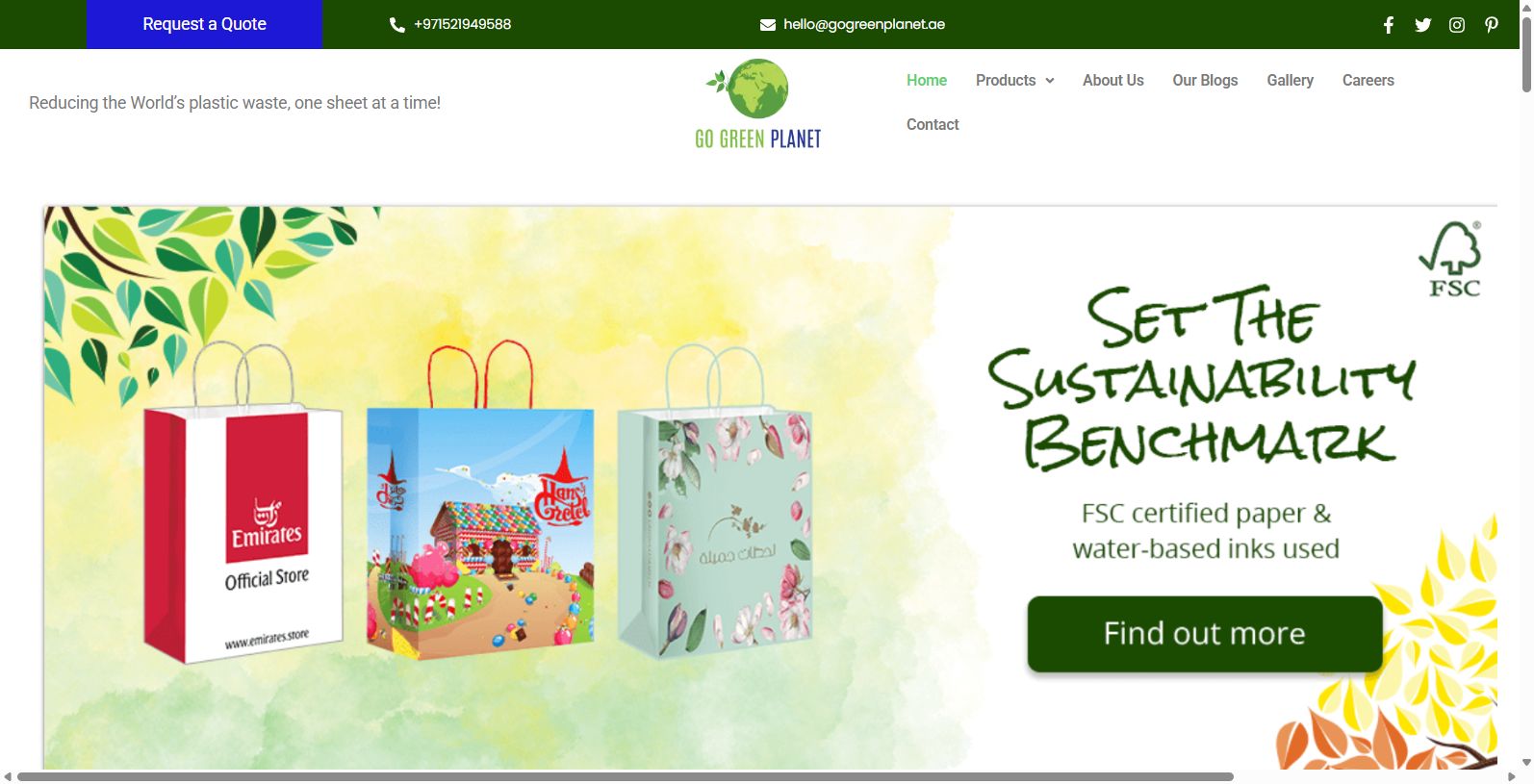 Go Green Planet: Leading Kraft Paper Bags Suppliers in UAE