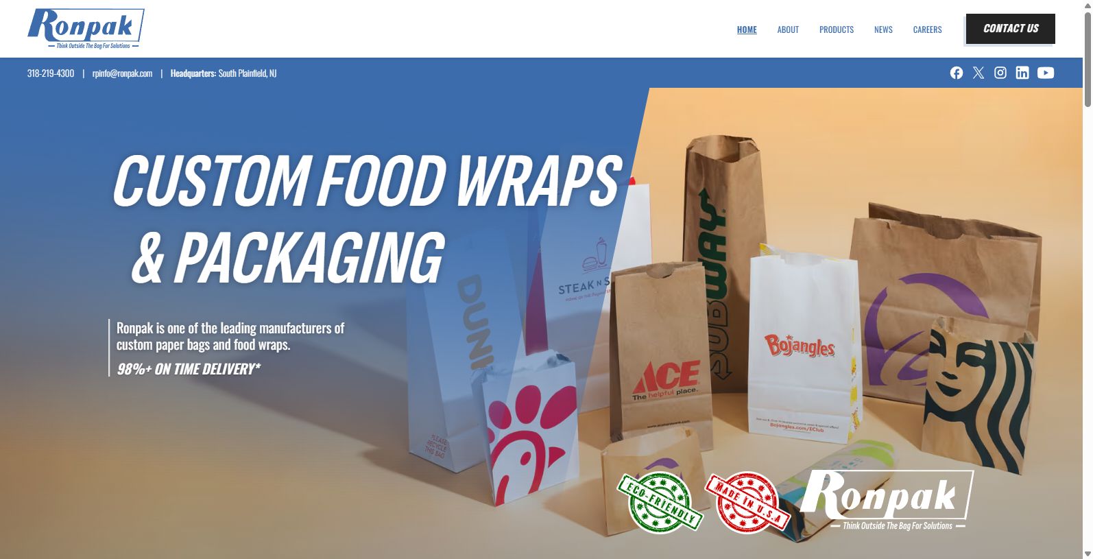 Ronpak: Leading Paper Bag Manufacturers in USA