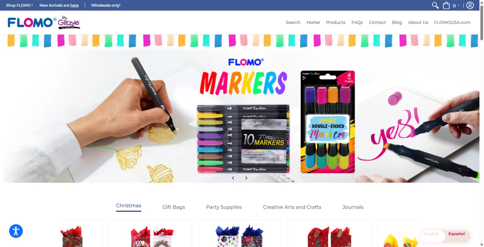 Discover FLOMOUSA.com: Your Wholesale Paper Gift Bags Partner