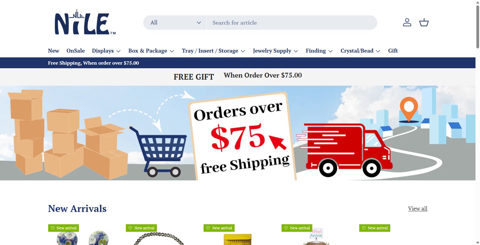 Wholesale Jewelry Displays & Packaging – Nile Corp