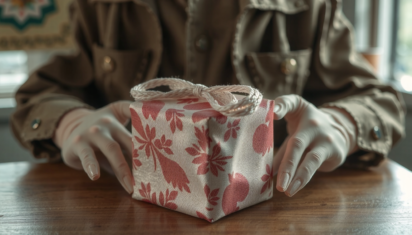 how to wrap a jewelry box