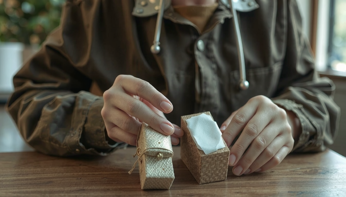 how to wrap jewelry without a box