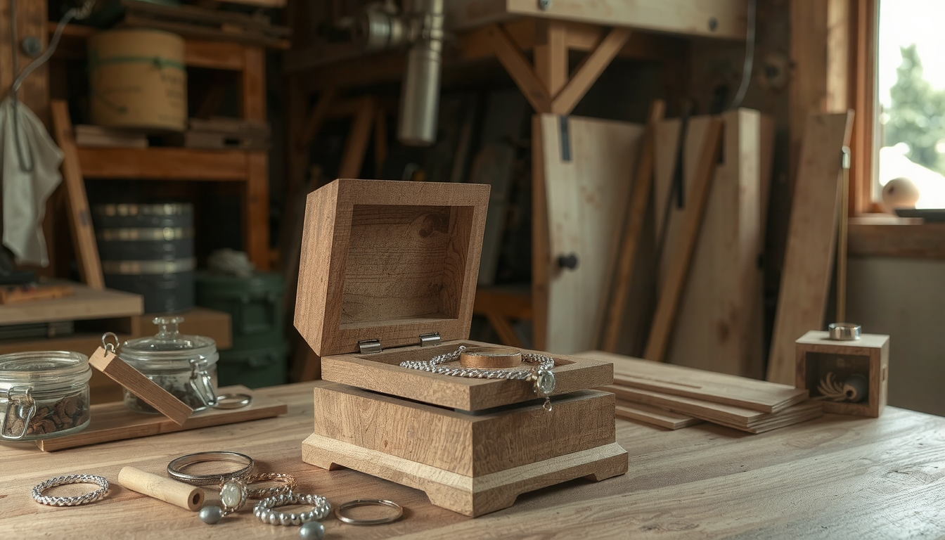 how to make a jewelry box out of wood