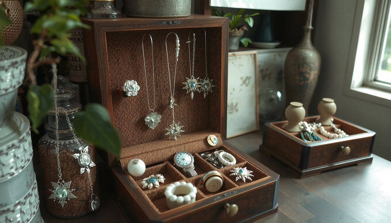 how to organize a jewelry box