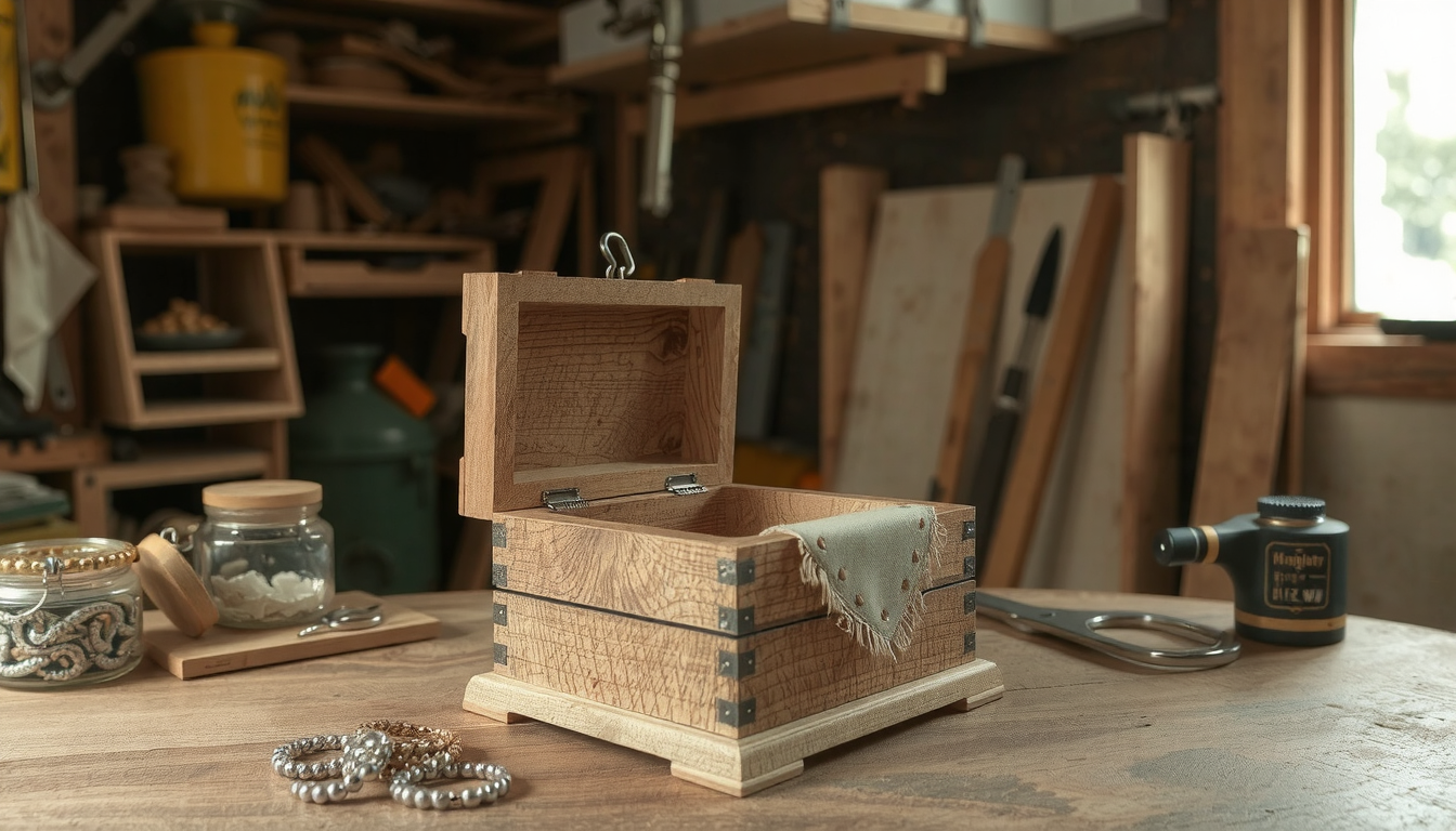 how to build a wood jewelry box