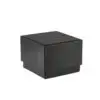 Luxury Black LED Small Earring Box with Custom Branding Black matte LED small earring box with custom logo branding, foam insert, and integrated LED lighting—luxury jewelry packaging