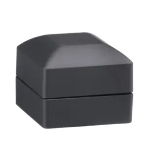 Black LED Ring Box with Custom Branding u0026amp; Display Lighting