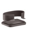 Leatherette horizontal bangle display stand with custom logo and color options for jewelry retail packaging