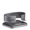 Leatherette horizontal bangle display stand with custom logo and color options for jewelry retail packaging