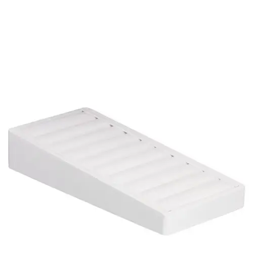 Leatherette 9-Slot Bangle Display Tray — Custom Colors & Logo Printing Leatherette 9-slot bangle display tray with custom logo branding and color customization options