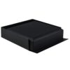 Black LED-Illuminated Large Necklace Box – Custom OEM Black LED-illuminated luxury necklace box with custom branding and padded jewelry insert