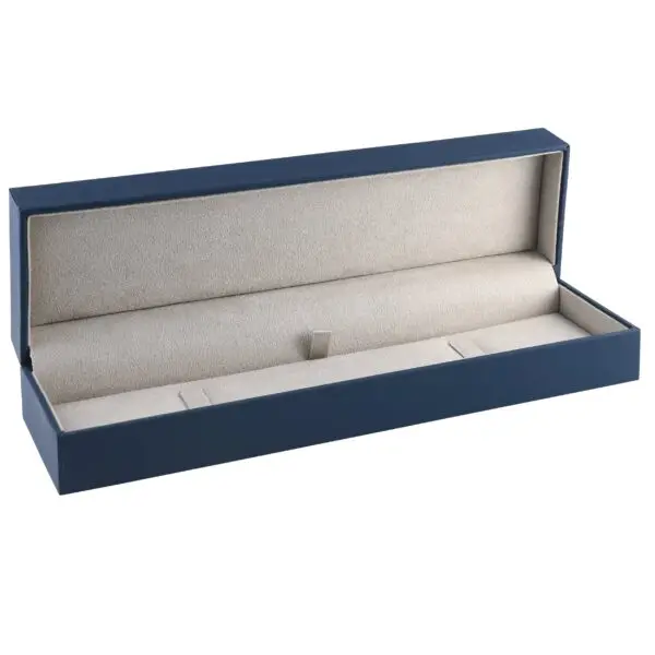 Soft Touch Bracelet Box with Sleeve – Custom Jewelry Packaging Soft touch finish bracelet box with matching sleeve, custom logo printing, luxury jewelry packaging for brands