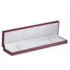Custom rigid bracelet box with vintage design, foam insert, and company logo printing