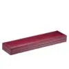 Custom rigid bracelet box with vintage design, foam insert, and company logo printing