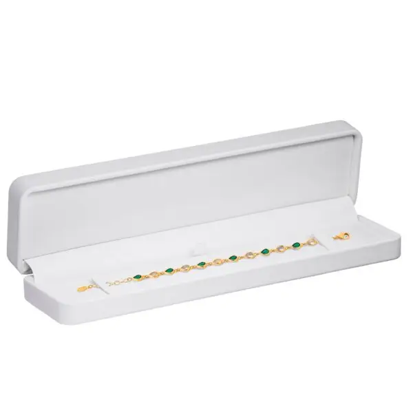 Custom Soft Leatherette Bracelet Boxes – OEM & White-Label Custom soft leatherette bracelet box, classic collection, jewelry packaging for brands and retailers