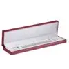 Custom rigid bracelet box with vintage design, foam insert, and company logo printing