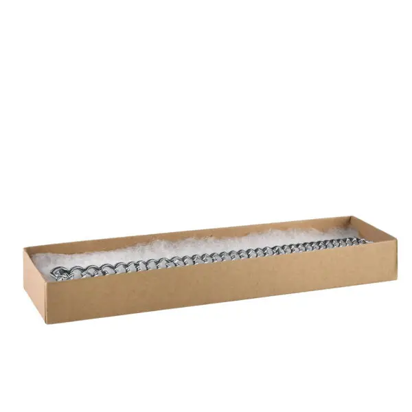 Cardboard bracelet box with cotton padding and custom logo – jewelry packaging for wholesale