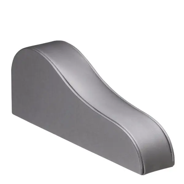 Custom Leatherette Medium Bracelet Ramp Display Custom leatherette medium bracelet ramp display with inclined design for retail jewelry showcasing