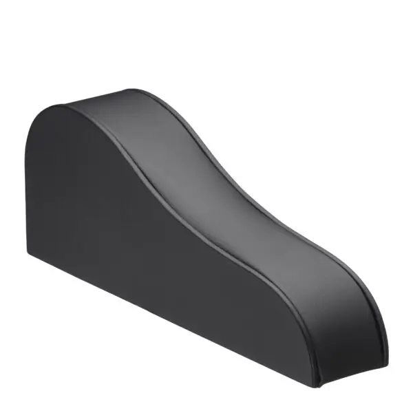 Custom Leatherette Medium Bracelet Ramp Display Custom leatherette medium bracelet ramp display with inclined design for retail jewelry showcasing