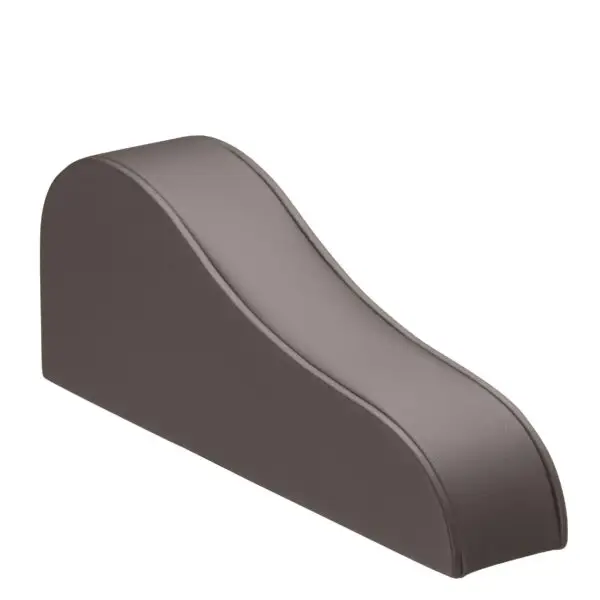 Custom Leatherette Medium Bracelet Ramp Display Custom leatherette medium bracelet ramp display with inclined design for retail jewelry showcasing