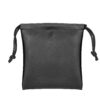 Custom Brushed Leather Jewelry Pouch, Medium — Private Label & OEM Medium brushed leather jewelry pouch with custom branding options in multiple colors