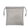 Custom Brushed Leather Jewelry Pouch, Medium — Private Label & OEM Medium brushed leather jewelry pouch with custom branding options in multiple colors
