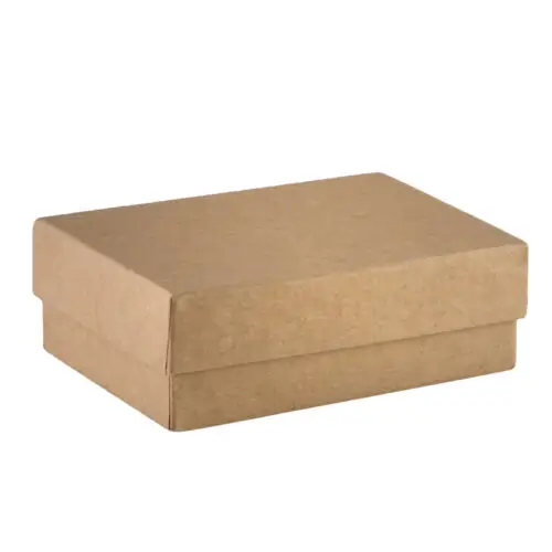 Custom Cardboard Earring Box with Cotton Fill — Uniform Collection Custom cardboard earring box with cotton padding and branded logo panel