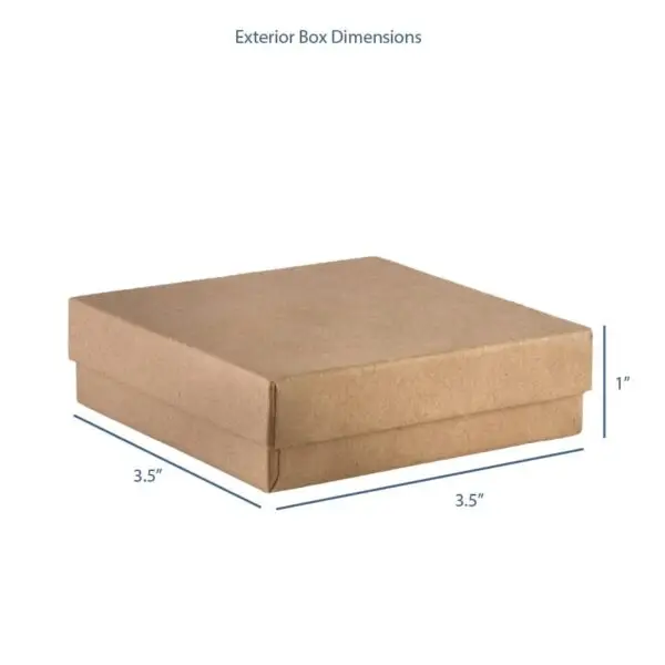 Custom cardboard cotton-filled earring and pendant boxes with rigid gift packaging design