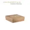 Custom cardboard cotton-filled earring and pendant boxes with rigid gift packaging design