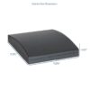 Premium dome necklace box with custom logo branding and luxury jewelry packaging design