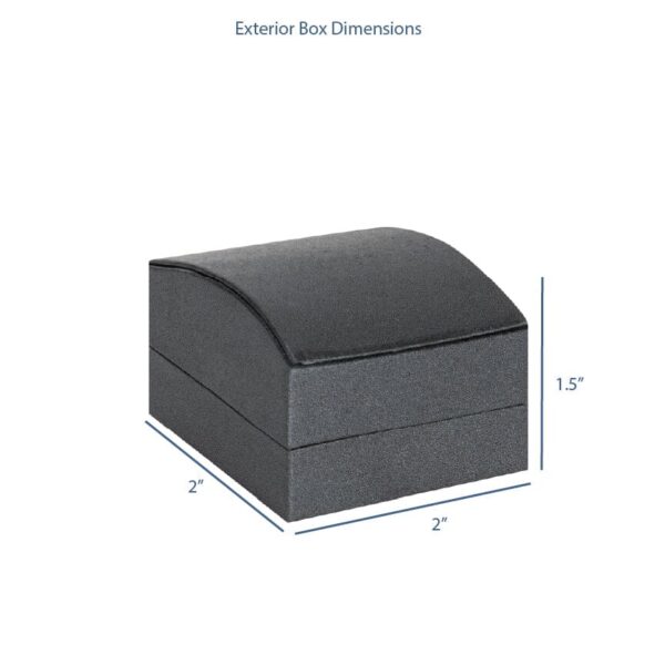 Dome Ring Box – Custom Luxury Ring Packaging for Brands Premium dome ring box with custom brand logo, luxury jewelry packaging