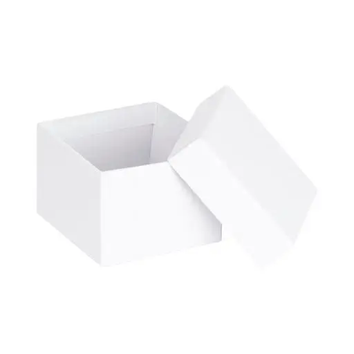 Custom domed earring box with personalized jewelry branding and logo printing options