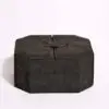 Custom Italianate double-door velvet jewelry box with foil-stamped branding and customizable foam insert