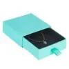 Custom cardboard drawer earring boxes with sleek design and logo branding for jewelry brands
