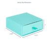 Custom cardboard drawer earring boxes with sleek design and logo branding for jewelry brands