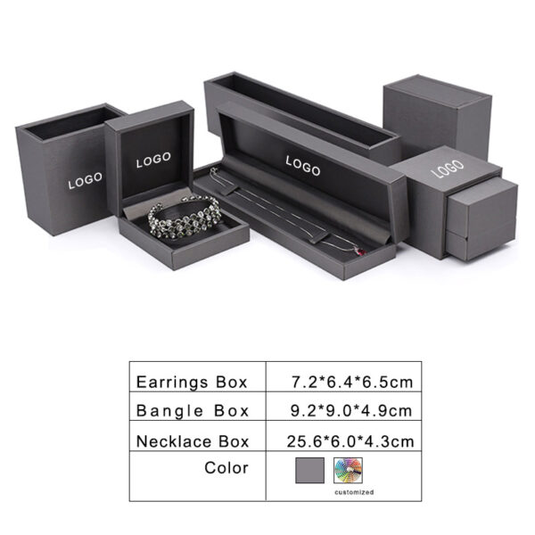 Custom drawer jewelry box with personalized logo printing, velvet insert, premium cardboard packaging