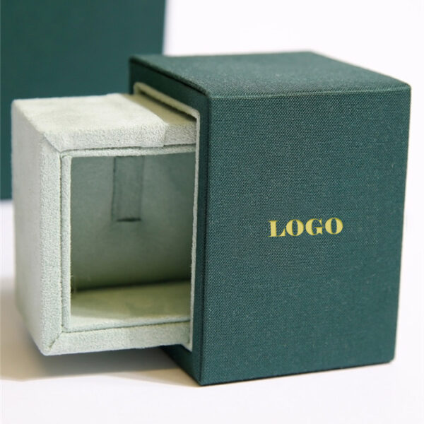 Custom Italianate Drawer Jewelry Box with Velvet Insert Italianate velvet drawer jewelry box with premium paper construction and custom interior insert