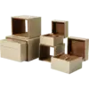 Custom Drawer-Style Grain Paper Jewelry Box for Earrings, Rings & Bracelets Custom drawer-style grain paper jewelry box for earrings, rings, bracelets with custom logo printing and eco-friendly materials