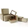 Custom Drawer-Style Grain Paper Jewelry Box for Earrings, Rings & Bracelets Custom drawer-style grain paper jewelry box for earrings, rings, bracelets with custom logo printing and eco-friendly materials