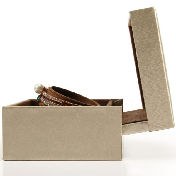 Custom Drawer-Style Grain Paper Jewelry Box for Earrings, Rings & Bracelets Custom drawer-style grain paper jewelry box for earrings, rings, bracelets with custom logo printing and eco-friendly materials